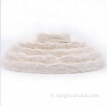 Roue de polissage en coton blanc pour polissage matériel